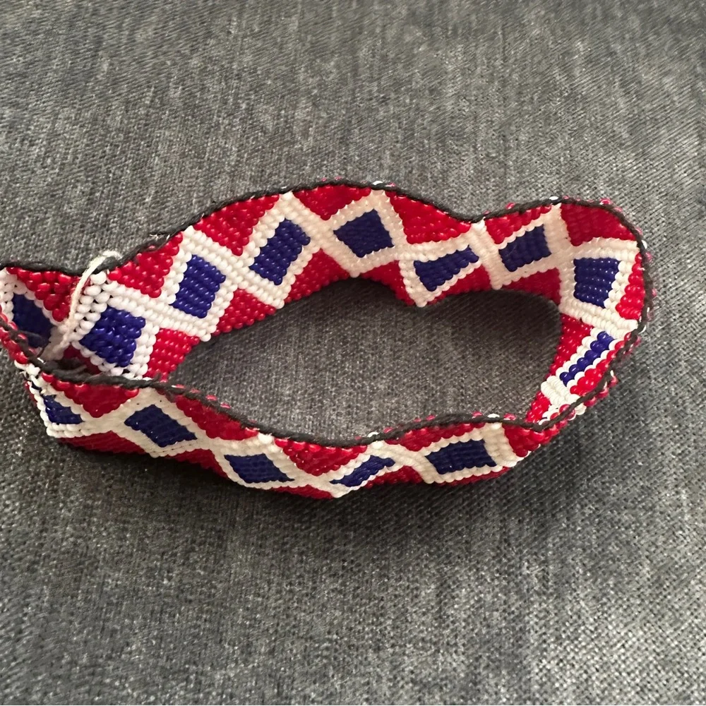 NEW Handmade Beaded Bracelet or Upper Arm Band. Masai. Bought in Africa.